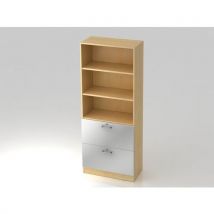 Armoire Verrouillable Support D'archives-métal-érable-argent