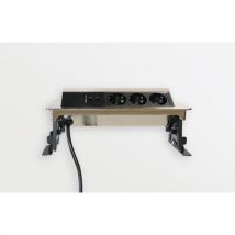 Bloc Multiprises En Aluminium Anodisé Sans Fraisage