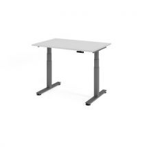 Bureau Assis-debout Série Xdsm-120x80cm-gris-graphite