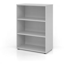 Hammerbacher - Étagère basse Advanced - 3 niveaux - Gris 80x40cm - Éco-responsable