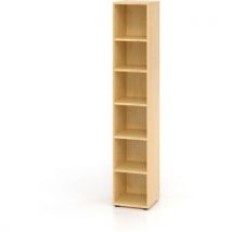 Étagère Étroite Advanced - 6 Niveaux - Érable