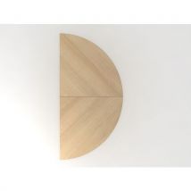 Extension De Bureau-160x80cm-chêne-argent