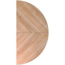 Extension De Bureau 1/2 Cercle - Noyer-graphite