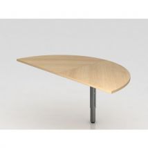 Extension De Bureau 1/2 Cercle R - Chêne-graphite
