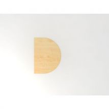 Extension De Bureau À Coulisse-60x80cm-érable-argent