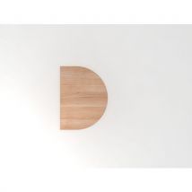 Extension De Bureau À Coulisse-60x80cm-noyer-argent