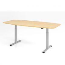 Table De Réunion Avec Commande À Touches-érable-argent