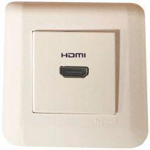 Kit De Déport Mural 1 Plastron Hdmi 2.0 Câblé 10m
