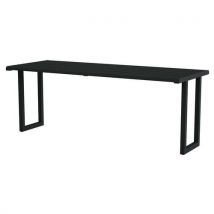 Table H24 En Acier Inoxydable - Noir