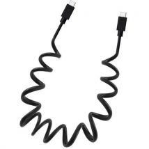 Câble Usb-c Vers Usb-c Torsadé - 1m - Noir