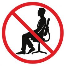 Signalétique Ne Pas S'asseoir