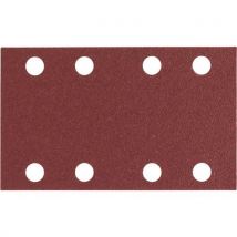 Lot de 50 - Bosch 50 Feuille Abrasive C430, Dimensions 80 133 Mm, 120 Grain