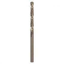 Bosch - 10 Foret à métaux rectifié HSS-Co, DIN 338