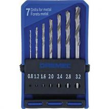 Dremel 1 Jeu De 7 Mèches 0,79mm À 3,18mm