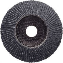 Bosch - 10 Plateau à lamelles X551 pour métaux diamètre 125 mm, grain 80, coudé