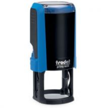Tampon Printy Rond 4630 - Bleu Encre Noire Trodat