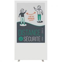 Cloison D'information "distance Sécurité" L.94 Cm