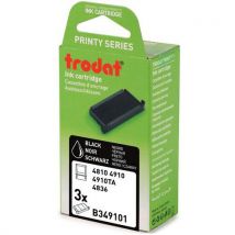 Pack Carton 3 Cassettes Encrage 6/4910 - Encre Noire - Trodat