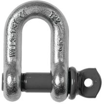 Lot de 5 - Manille Droite Axe Vissé G4-2 - 2 Tonnes