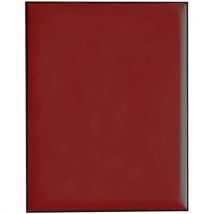 Tableau Acoustique Ligne M Cadre Alu 580x1160 Mm Rouge