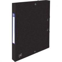 Boite De Classement Topfile 24x32 4/10e Dos De 25mm Noir