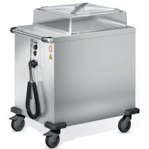 B PRO - Distributeur Chauffé CHV 58/58 - 200 kg - 911x700x945 mm - Roulettes 125 mm