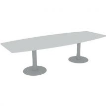 Table De Réunion Tonneau L.280 Blanc