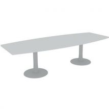 Table De Réunion Tonneau L.280 Blanc