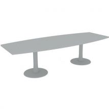 Table De Réunion Tonneau L.280 Gris