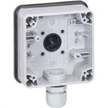 Boîtier 1 Poste Plexo Ip66 Composable Gris