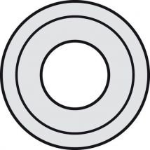 Enjoliveur Céliane Titane Pour Prise Xlr Mâle/femelle