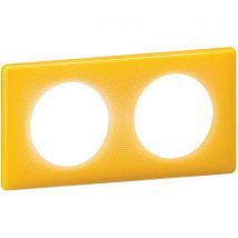 Plaque De Couleur Jaune Today À Deux Postes