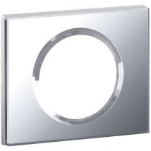 Plaque Céliane Matières 1 Poste - Finition Verre Miroir