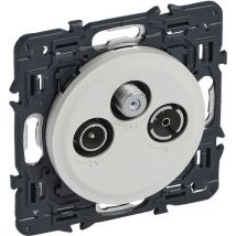 Prise Tv Rd Sat Complet Blanc