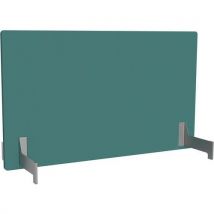 Adema+ Ecran Poste Double L140 Cm Acier Argent/tissu Lagon