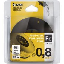 Fil Plein En Acier G3si1 À Bobine En Plastique S100 / 09 Kg