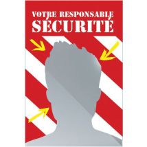 Kaptorama - Miroir de sécurité 390x490 mm Plexi+ - Intérieur/Extérieur - Haute visibilité