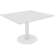 Table Extension Meeting 110x102 Blanc 25mm P. Tulipe Blanc