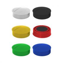 Lot de 10 - Sachet 6 Plots Aimantés 25 Mm