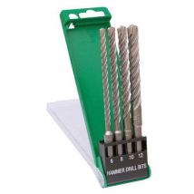 Set 4 Mèches Sds+ Ø6/8/10/12 X L.160 4t