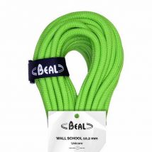 Beal - Corde d'escalade Wall School 10,2 mm - 200 m Verte - Entraînement club enfant intérieur