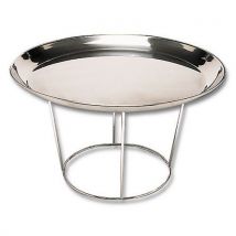 Support Plateau De Fruits De Mer En Inox 21x19 Cm
