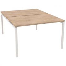 Bureau Bench L.120xp.163cm Idea Pied 01 Orme/blanc