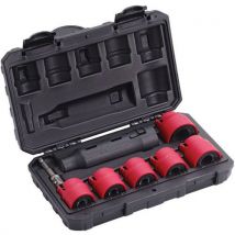 SAM - Coffret Nettoyage Goujons 7 Pièces - Avec Adaptateur Perceuse-Visseuse - Outillage Spécialisé