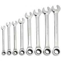 Jeu De 8 Clés Mixtes À Cliquet En Mm