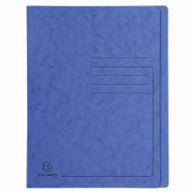 Lot de 25 - Chemises À Lamelle Carte Lustrée - A4-bleu