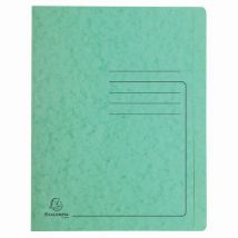 Chemises À Lamelle Carte Lustrée - A4-vert