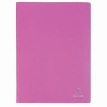 Protège-doc En Pp 5/10e Opak Poch. Cristal 200 Vues -rose