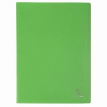 Protège-doc En Pp 5/10e Opak Poch. Cristal 80 Vues -vert