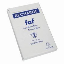 Recharges Faf 16x10cm N.2 Uni-blanc